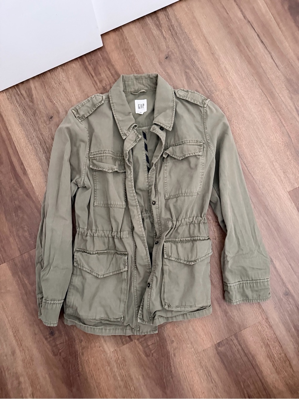 GAP Olive Green Drawstring Utility Jacket